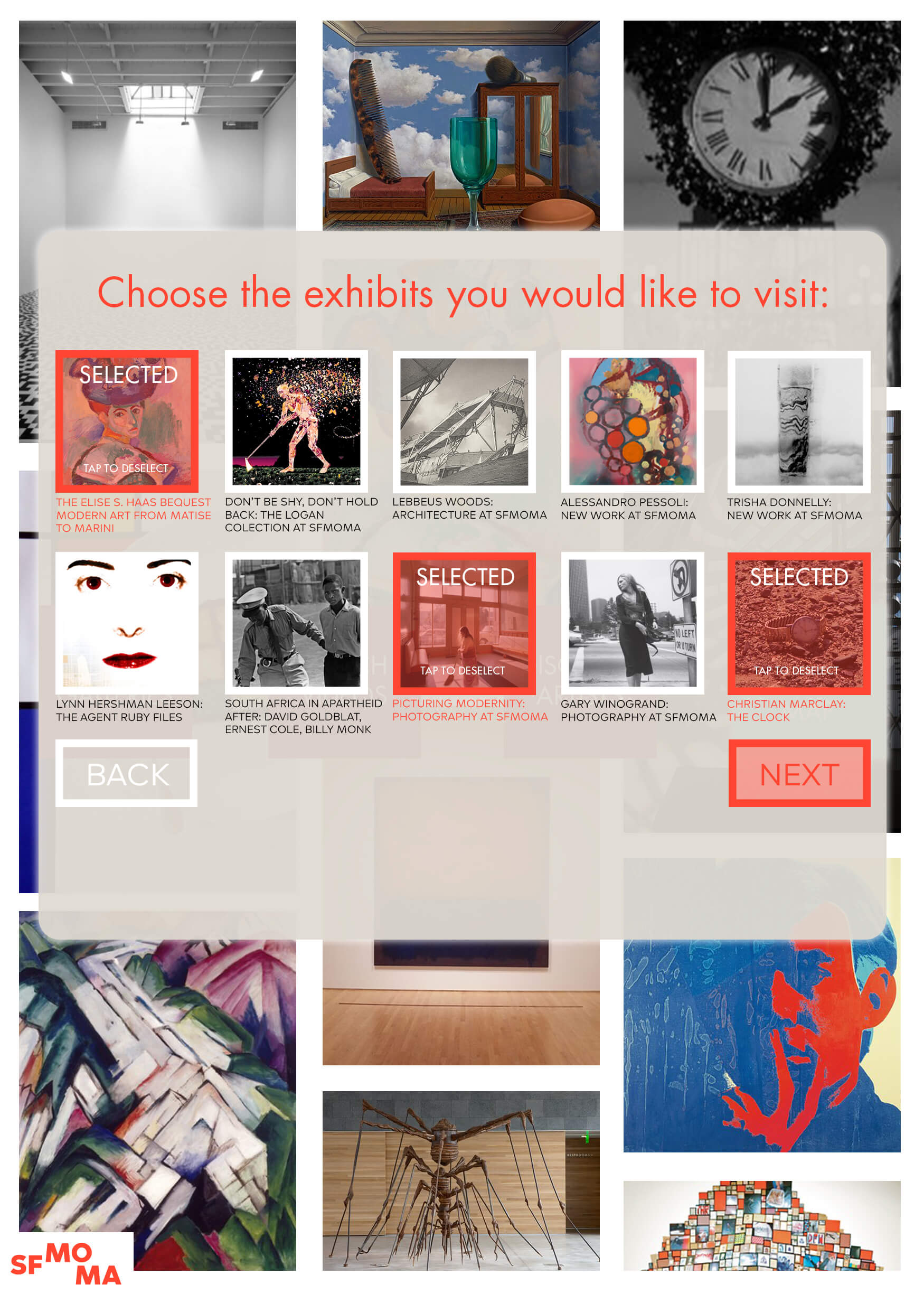 SFMoMA Museum Kiosk